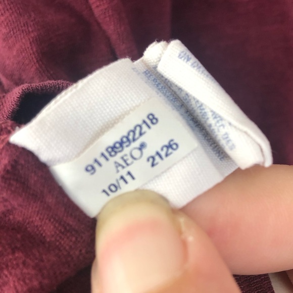 American Eagle Athletic Fit Long Sleeve Shirt - Picture 5 of 7